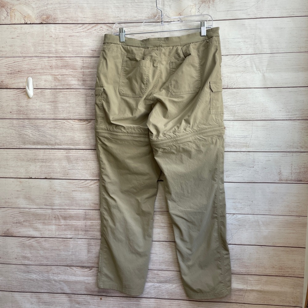 EXCELLENT CONDITION THE NORTH FACE CONVERTIBLE HIKING PANTS IN KHAKI - Picture 2 of 4